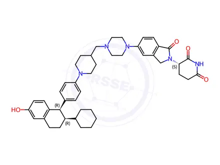 Chemical structure of Vepdegestrant Impurity 36