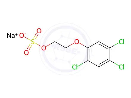 Chemical structure of Sulfuric acid 2-(2,4,5-trichlorophenoxy)ethyl(sodium) salt