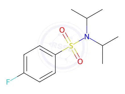 Chemical structure of N,N-Diisopropyl 4-fluorobenzenesulfonamide