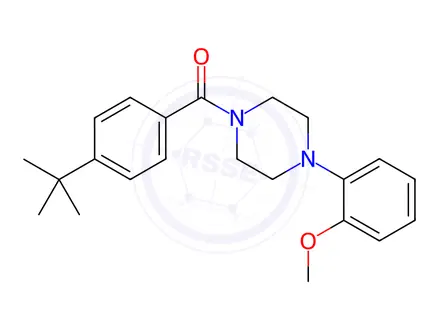 Chemical structure of (4-(Tert-butyl)phenyl)(4-(2-methoxyphenyl)piperazin-1-yl)methanone