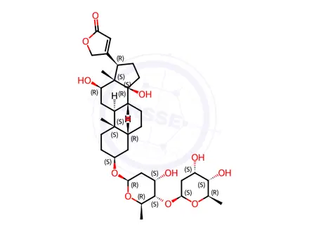 Chemical structure of Digoxin EP Impurity F