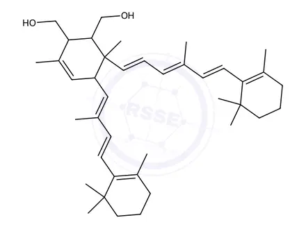 Chemical structure of Vitamin A EP Impurity A(Kitol) (Mixture of Diastereomers)