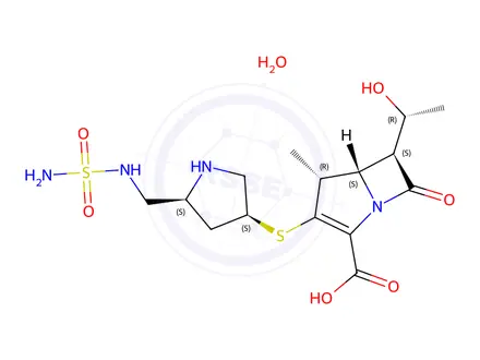 Chemical structure of Doripenem Hydrate