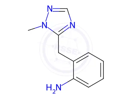 Chemical structure of 2-((1-Methyl-1h-1,2,4-triazol-5-yl)methyl)aniline