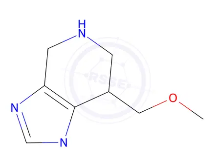 Chemical structure of 7-(Methoxymethyl)-1-methyl-4,5,6,7-tetrahydro-1H-imidazo[4,5-c]pyridine