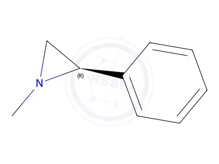 Chemical structure of (R)-1-Methyl-2-phenylaziridine