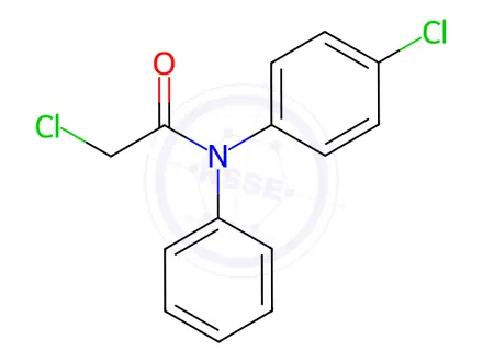 Chemical structure of 2-Chloro-N-(4-chlorophenyl)-N-phenylacetamide