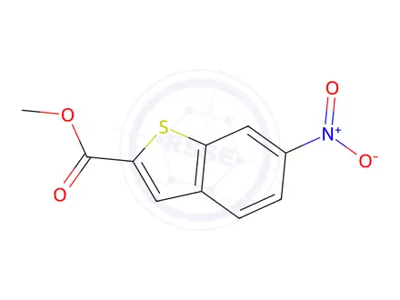 Chemical structure of 6-Nitro-benzo[b]thiophene-2-carboxylic Acid Methyl Ester