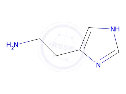 Chemical structure of 2-(1H-Imidazol-4-yl)ethanamine
