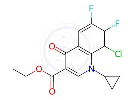 Chemical structure of Sitafloxacin Impurity 174
