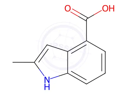 Chemical structure of 2-Methyl-1H-indole-4-carboxylic acid