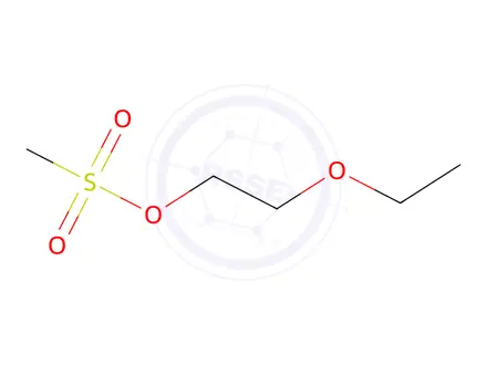 Chemical structure of 2-Ethoxyethyl methanesulfonate