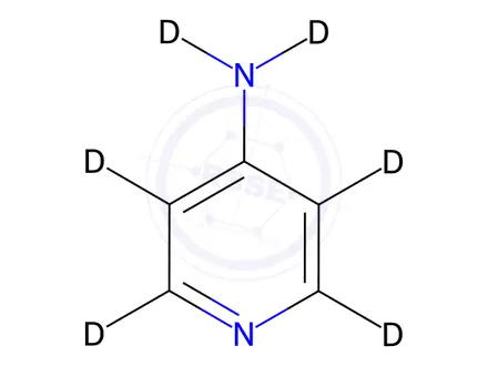 Chemical structure of 4-Aminopyridine-d6