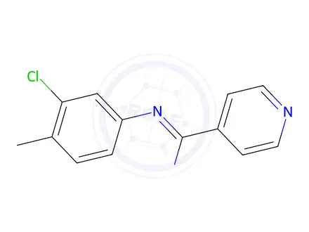 Chemical structure of N-(3-Chloro-p-tolyl)isonicotinamidine