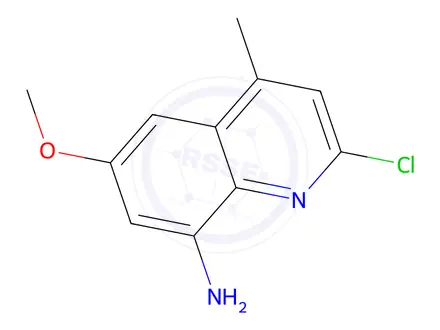 Chemical structure of 2-Chloro-6-methoxy-4-methylquinolin-8-amine