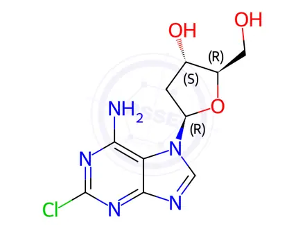 Chemical structure of Cladribine Impurity 12