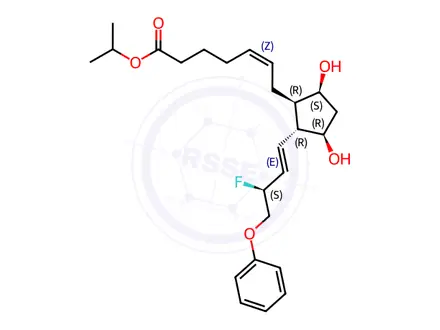 Chemical structure of Tafluprost Impurity 76