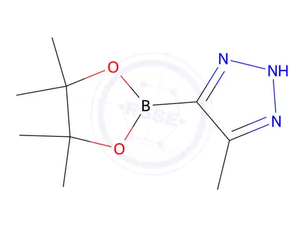 Chemical structure of 5-Methyl-4-(4,4,5,5-tetramethyl-1,3,2-dioxaborolan-2-yl)-1H-1,2,3-triazole