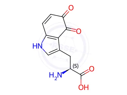 Chemical structure of Tryptophan-4,5-Dione