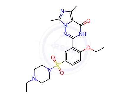 Chemical structure of Vardenafil EP Impurity A