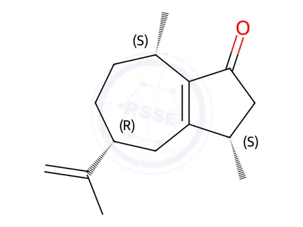 Chemical structure of Rotundone