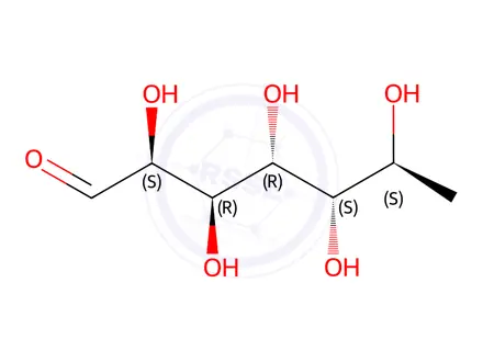 Chemical structure of 7-Deoxy-L-glycero-L-galacto-heptose