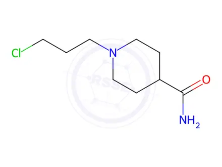 Chemical structure of 1-(3-Chloropropyl)piperidine-4-carboxamide