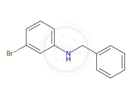 Chemical structure of N-Benzyl-3-bromoaniline