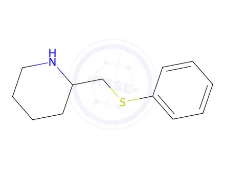 Chemical structure of 2-((Phenylthio)methyl)piperidine