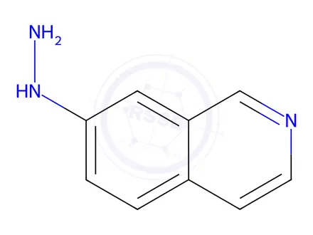 Chemical structure of 7-hydrazinylisoquinoline hydrochloride