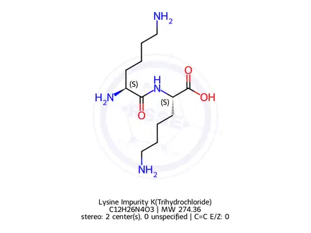 Chemical structure of Lysine Impurity K