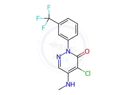 Chemical structure of Norflurazon