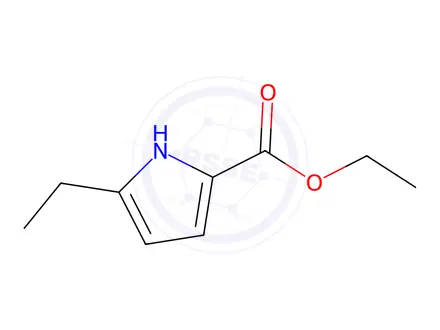 Chemical structure of 5-Ethyl-1H-pyrrole-2-carboxylic acid ethyl ester