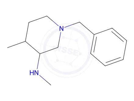 Chemical structure of 1-benzyl-n,4-dimethylpiperidin-3-amine