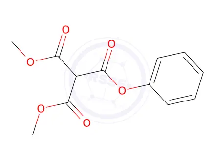 Chemical structure of 1,1-Dimethylmethanetricarboxylic Acid 1-Phenyl Ester