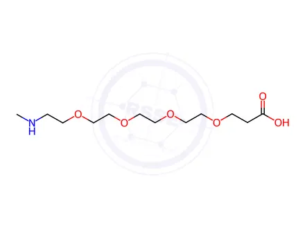 Chemical structure of 4,7,10,13-Tetraoxa-16-azaheptadecanoic acid