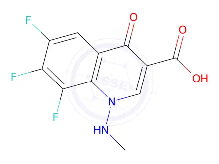 Chemical structure of Marbofloxacin Impurity 9