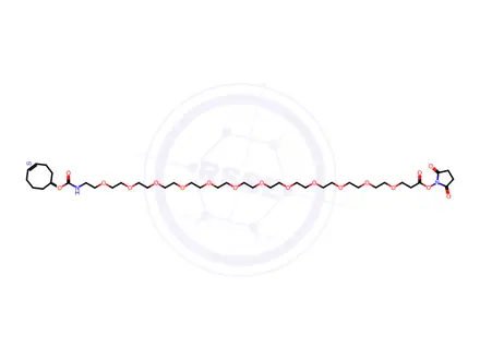 Chemical structure of TCO-PEG12-NHS ester