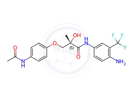 Chemical structure of Aminoandarine
