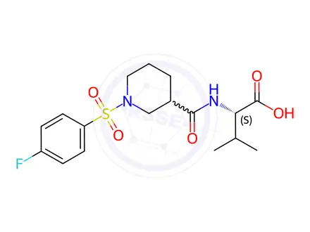 Chemical structure of Valine Impurity 102