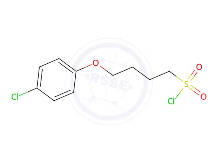 Chemical structure of 4-(4-Chlorophenoxy)butane-1-sulfonyl Chloride