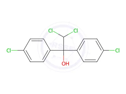 Chemical structure of 2,2-Dichloro-1,1-bis(4-chlorophenyl)ethanol