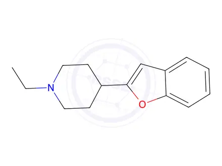 Chemical structure of 4-(Benzofuran-2-yl)-1-ethylpiperidine