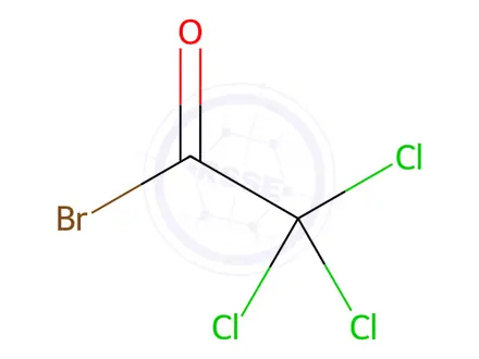 Chemical structure of trichloroacetyl bromide