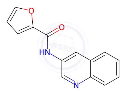 Chemical structure of N-(quinolin-3-yl)furan-2-carboxamide