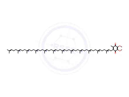Chemical structure of Ubiquinone Q-12