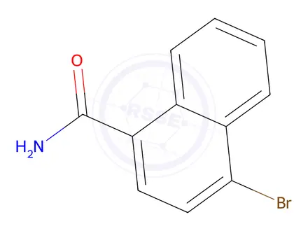 Chemical structure of 4-Bromonaphthalene-1-carboxamide