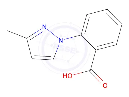Chemical structure of 2-(3-Methyl-1h-pyrazol-1-yl)benzoic acid