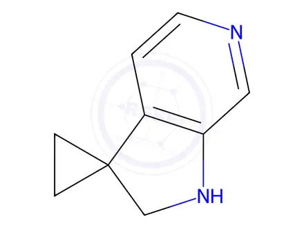 Chemical structure of Spiro[cyclopropane-1,3'-[3H]pyrrolo[2,3-c]pyridine], 1',2'-dihydro-