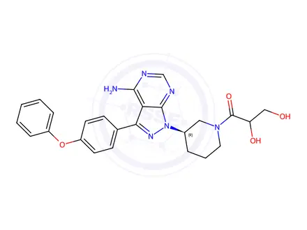 Chemical structure of Ibrutinib Impurity 48
